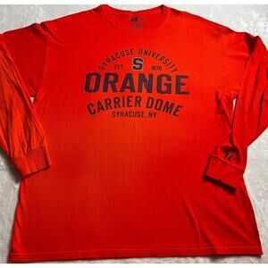 Syracuse Orange Carrier Dome Russell long sleeve T-shirt size XL